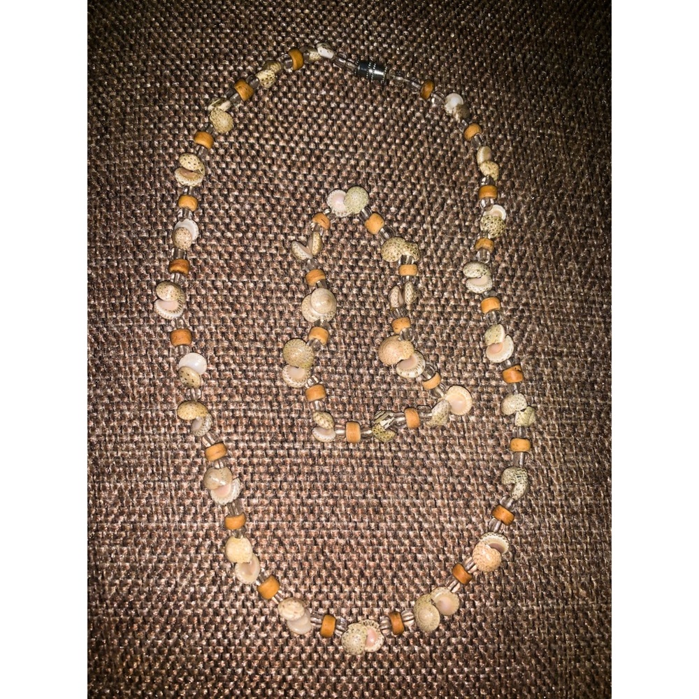 Hand made necklace and bracelet set